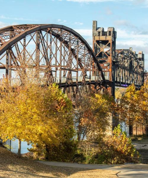 A beautiful view of North Little Rock