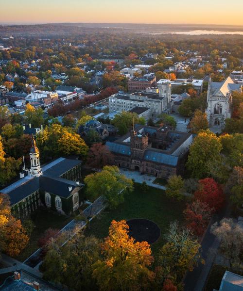 Ein schöner Blick auf Princeton