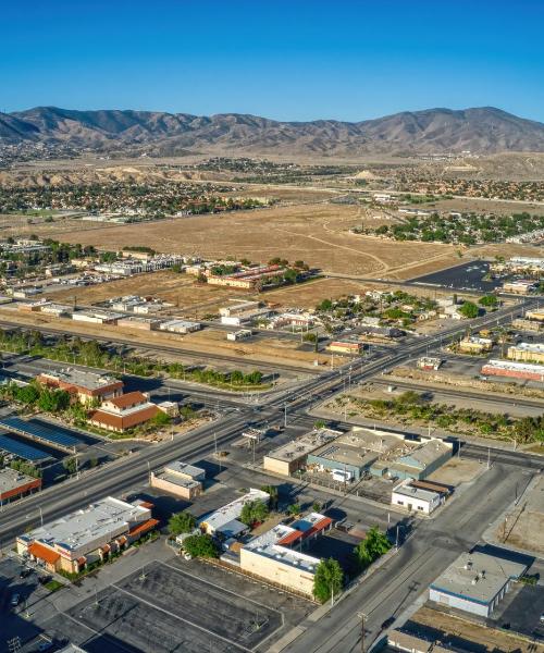 Ein schöner Blick auf Palmdale