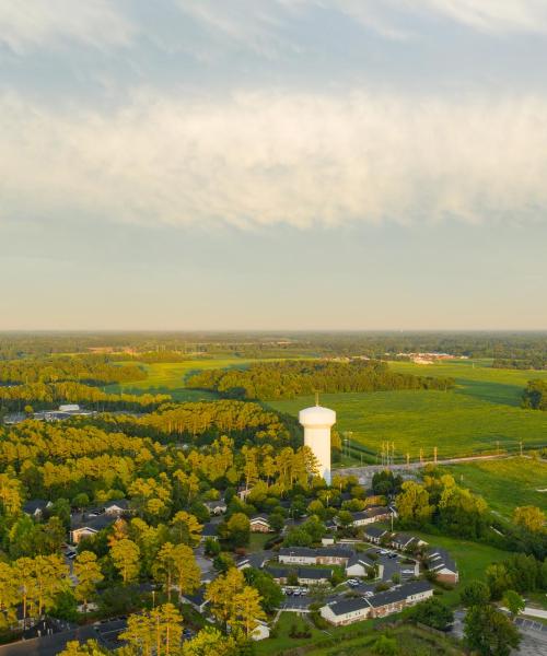 Ein schöner Blick auf Lumberton
