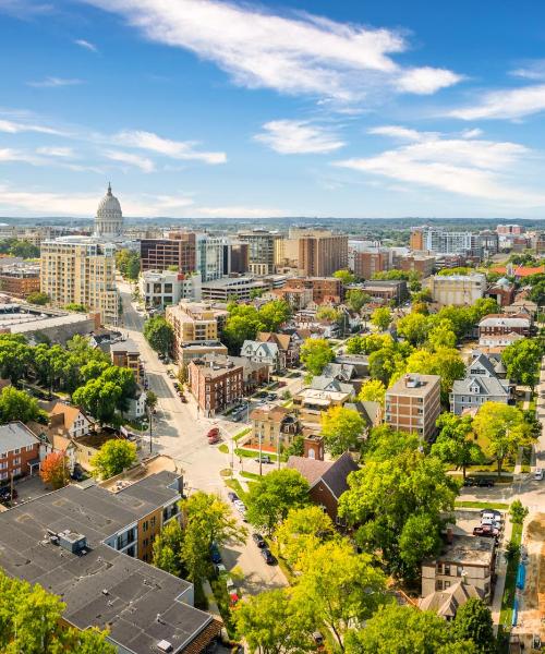 A beautiful view of Madison