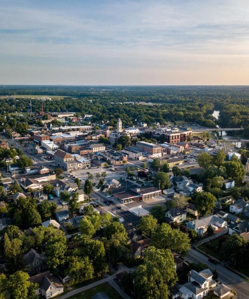 A beautiful view of Noblesville