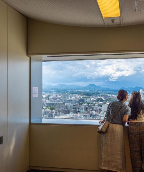 Ein schöner Blick auf Sendai