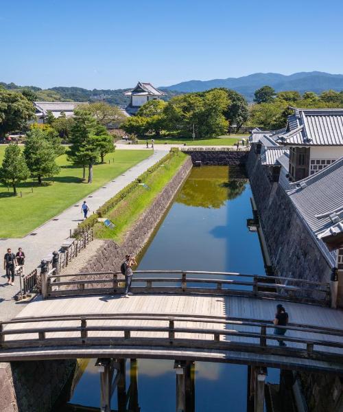 Ein schöner Blick auf Kanazawa