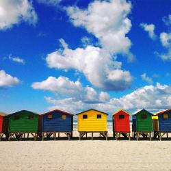 Muizenberg 18 of the cottages