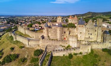 Hoteles en Ciudad Medieval de Carcasona