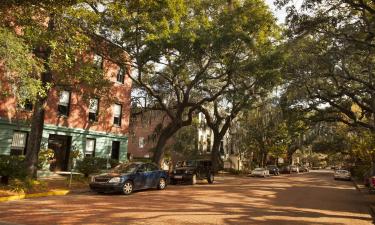 Mga hotel sa Downtown Savannah