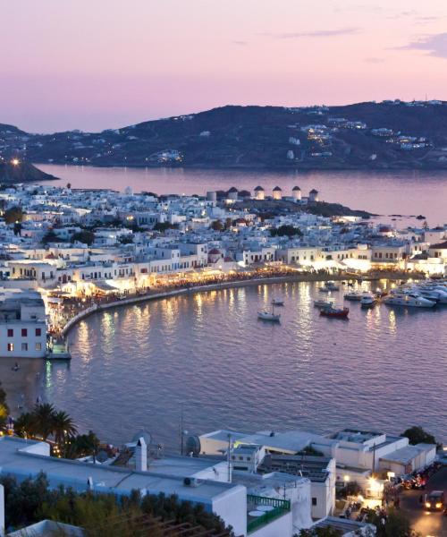 Districte de Ciutat de Míkonos on prefereixen allotjar-se els nostres clients.