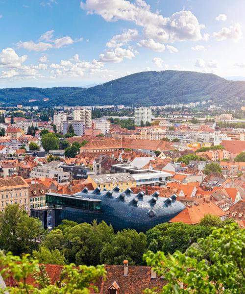 Čtvrť ve uŠtýrském Hradci, kde se naši zákazníci rádi ubytovávají.