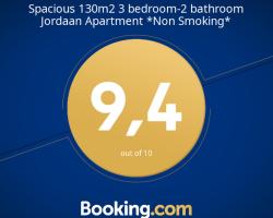 Spacious 130m2 3 bedroom-2 bathroom Jordaan Apartment *Non Smoking*