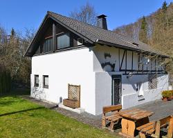 Gorgeous timbered farmhouse in the Sauerland with garden fireplace and bar