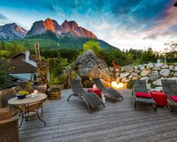 Bayern Resort Hotel - Adults only - mit Zugspitzblick - Eibsee-Nähe - Wellnessbereich - Naturpool im Sommer