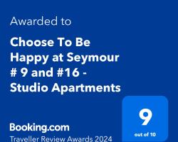 Choose To Be Happy at Seymour # 9 and #16 - Studio Apartments
