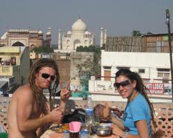 Hotel Sai Palace Walking Distance From Taj Mahal--View of Taj Mahal