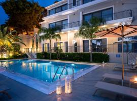 Melina Apartments Pool View, ubytování v soukromí na pláži v destinaci Argostoli