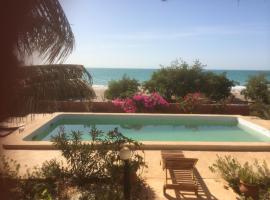 la villa sur la plage, hotell i Palmarin