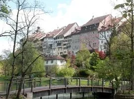 Bett am Weiher