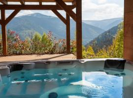 La Cabane de Tim – hotel z jacuzzi w mieście Muhlbach-sur-Munster