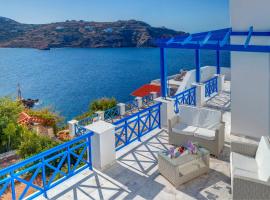 Syros Private House with superb sea view, hotelli Kinissä