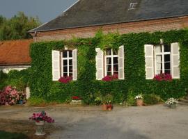 Maison de maître en baie de Somme, ferme à Favières