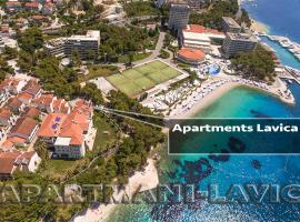 Apartments Lavica Beach Dumičić, hotell i Podstrana