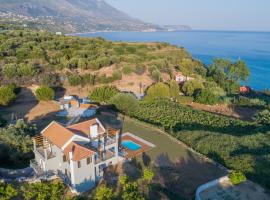 Filon Ktima Beachfront Upscale Villa, hotel en Karavadhos