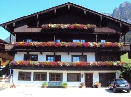 Fürstenhof, hotel Alpbachban