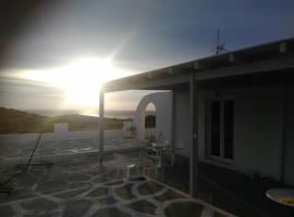 Sunset, beach rental in Irakleia