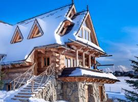 Luxury Chalet Villa Gorsky、ポロニンのラグジュアリーホテル