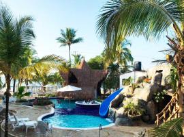 Cabañas Aqua Blue, hotel dengan jakuzi di Coveñas