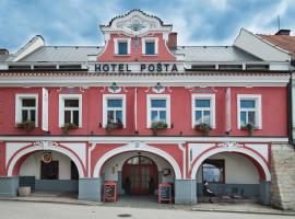 Hotel Pošta, hotel u gradu 'Sobotka'