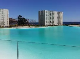 Papudo Laguna VISTA AL MAR Y PISCINA