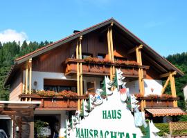 Pension Mausbachtal, hotel em Warmensteinach