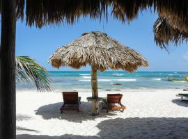 Zamas Hotel, romantisch hotel in Tulum Pueblo