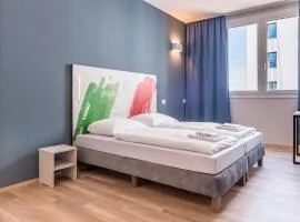 a&o Hostel Venezia Mestre、メストレの駐車場付きホテル