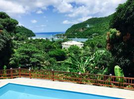 Treetops Villa, hotel a Marigot Bay