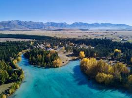 Lake Ruataniwha Holiday Park、トワイゼルのホテル