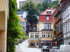 Große Wohnung mit Terrasse im Altstadtzentrum - Ferienwohnung Chiplakoff, hotell i nærheten av Blankenburg slott i Blankenburg