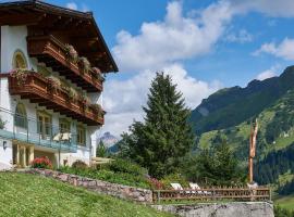 Pension Bergland, viešbutis mieste Lech am Arlberg, netoliese – Übungslift Oberlech