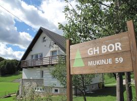 Guesthouse Bor Plitvice Lakes, готель біля визначного місця Автобусний вокзал Єзерце - Мукіньє, у місті Плитвицька Єзера