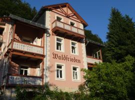 Bio-Hotel Villa Waldfrieden, spahotell i Bad Schandau