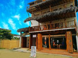 Cocoa Inn Hostal, boende vid stranden i Canoa