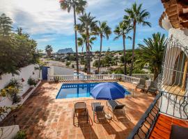San Jaime-19M - sea view villa with private pool in Moraira, hotel dengan kolam renang di Pedramala