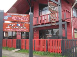 Cabanas L'ESCALE, chalé em Coñaripe