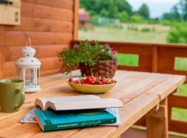 DOMKI Kolonia Leśna z sauną, chalet de montaña en Radków