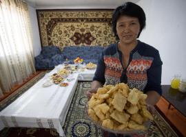 Nurgul: Bokonbayevo şehrinde bir Oda ve Kahvaltı