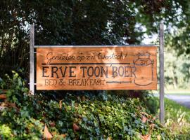 Erve Toon'boer, B&B in Mander