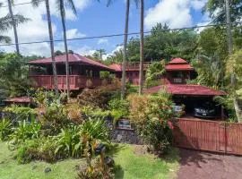 The Bali House and Cottage at Kehena Beach Hawaii