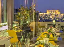 Polis Grand Hotel, hotel Omonoia környékén Athénban