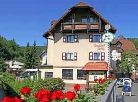 Landgasthof zur Linde – tani hotel w mieście Heimbuchenthal